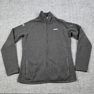 Patagonia Sweater Womens Large Black Better‎ Sweater Full Zip Hike 25542